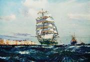 Jack Spurling The british clipper Spain oil painting artist